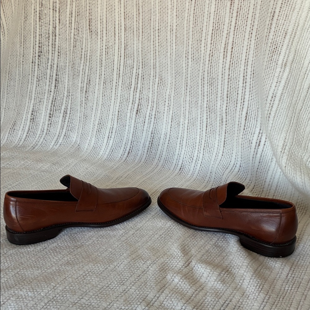 Thursday Boot Company Lincoln Tan Leather Penny Loafers. Men’s 10. - Picture 7 of 10